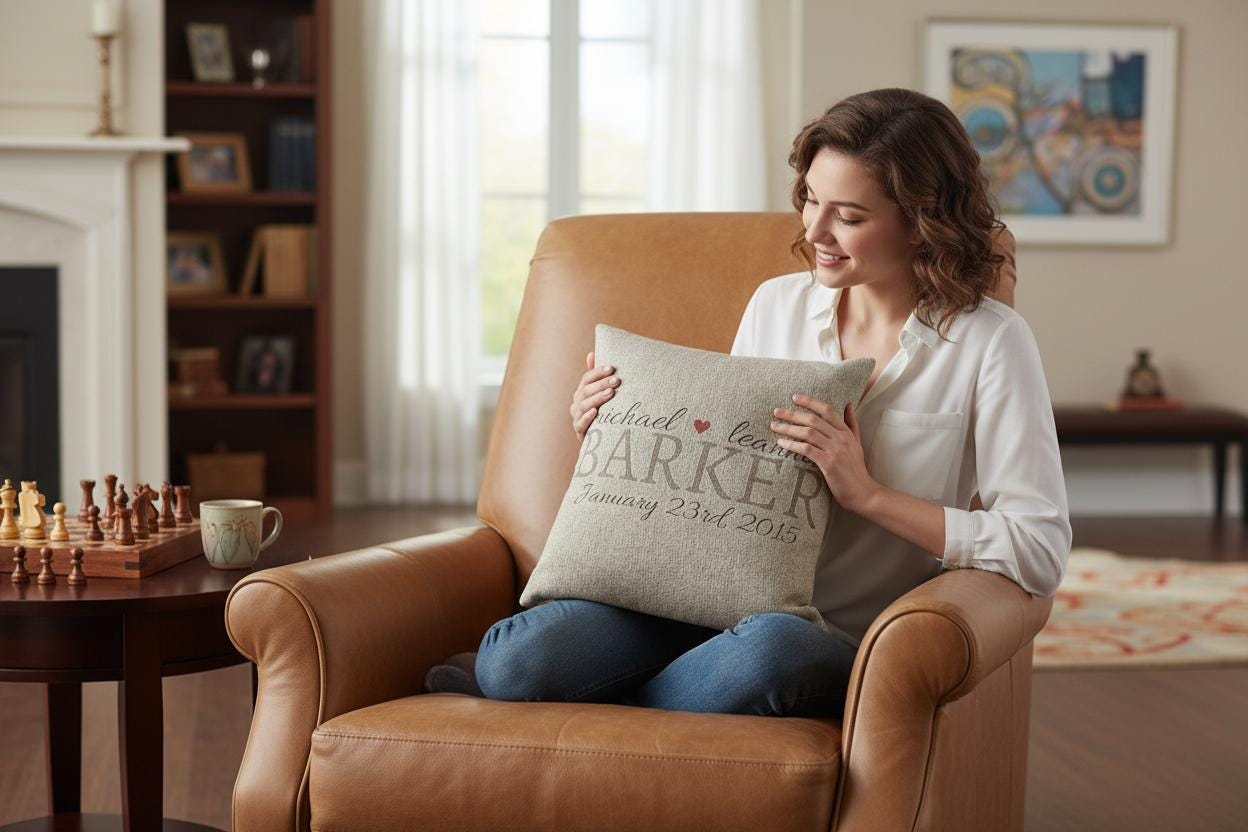 Personalized Wedding Day Throw Pillow - Anniversary Gift or Wedding Keepsake