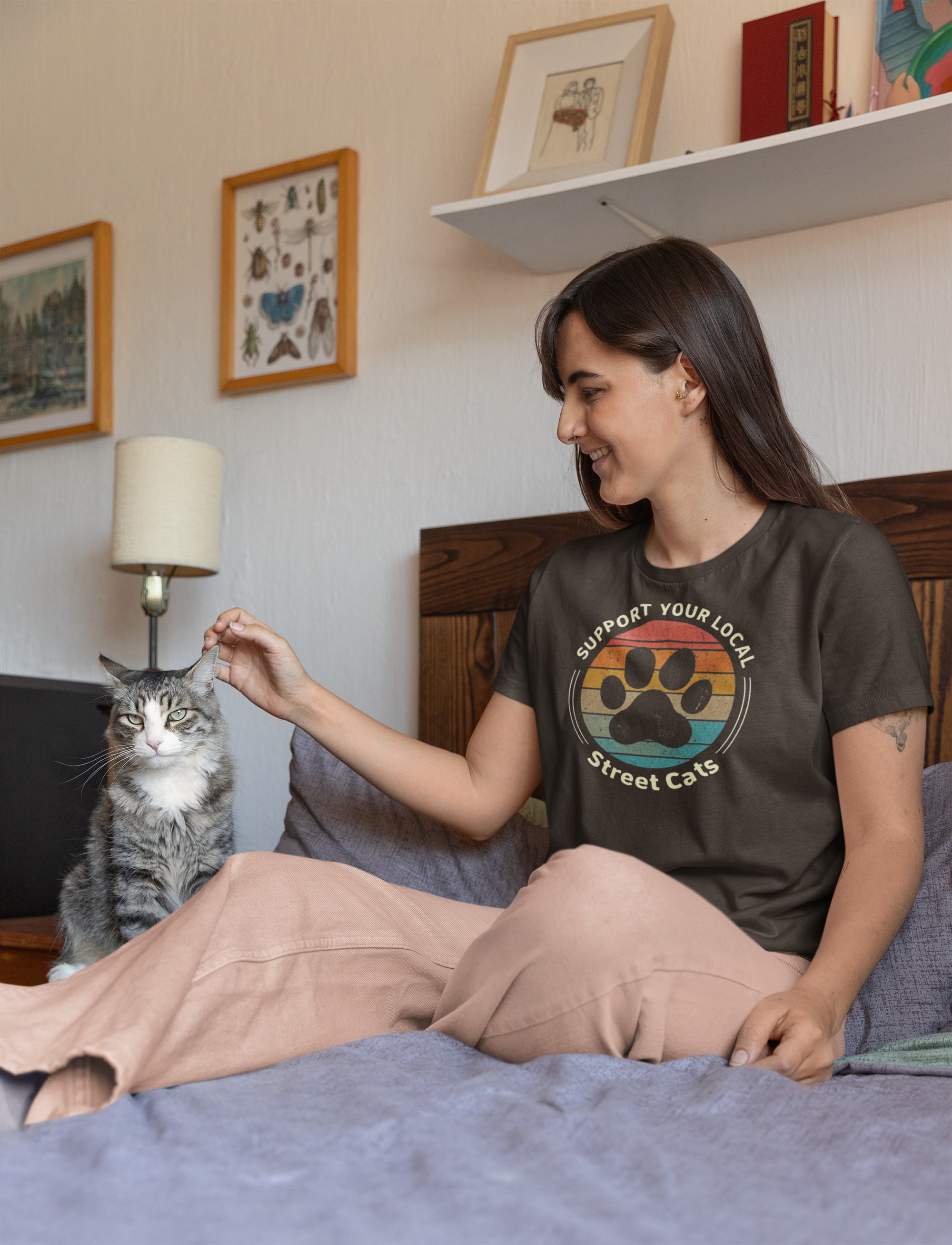 Vivid Paw Pride Graphic Tee