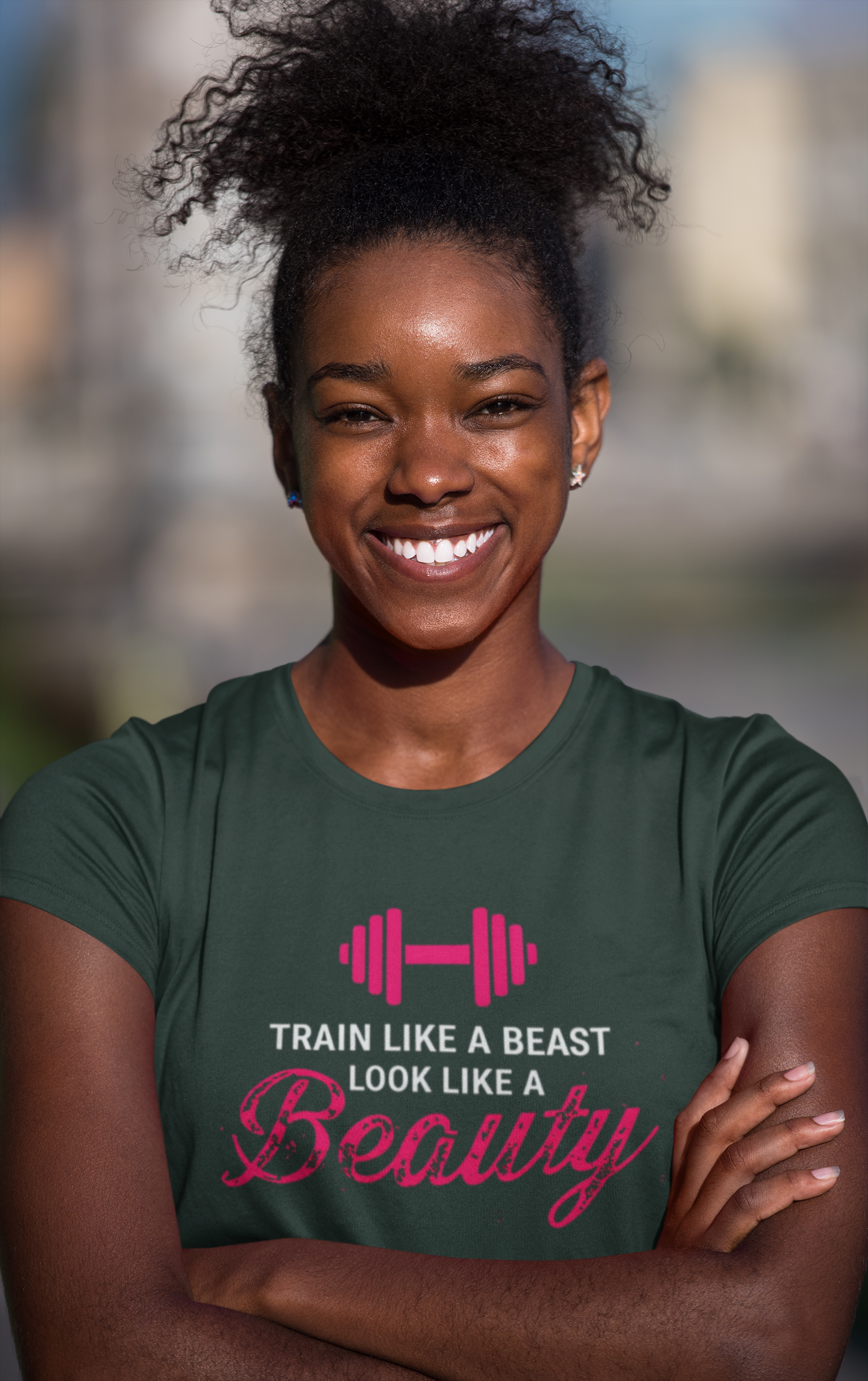 Fierce Beauty Barbell Tee