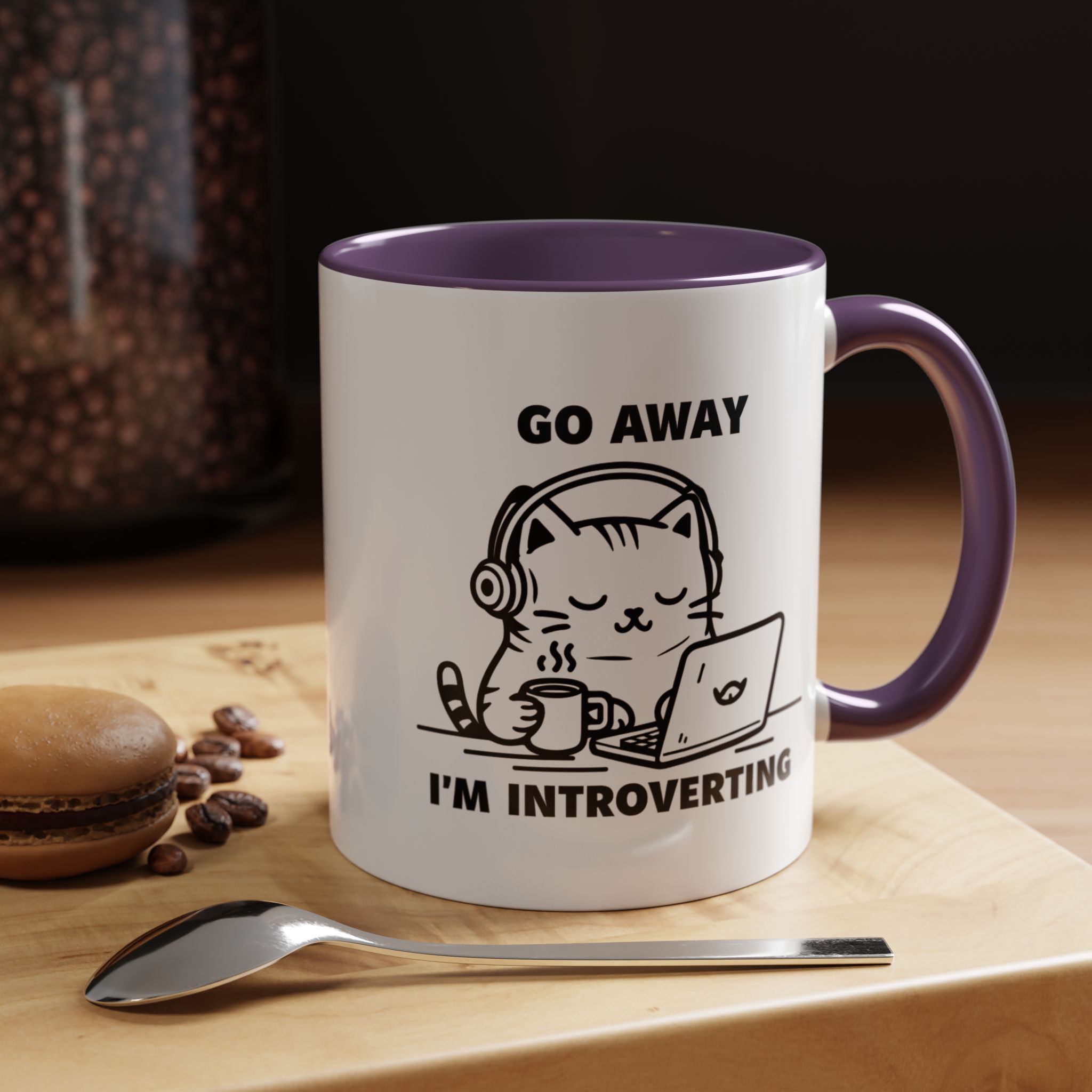 Bold Introvert Cat Mug