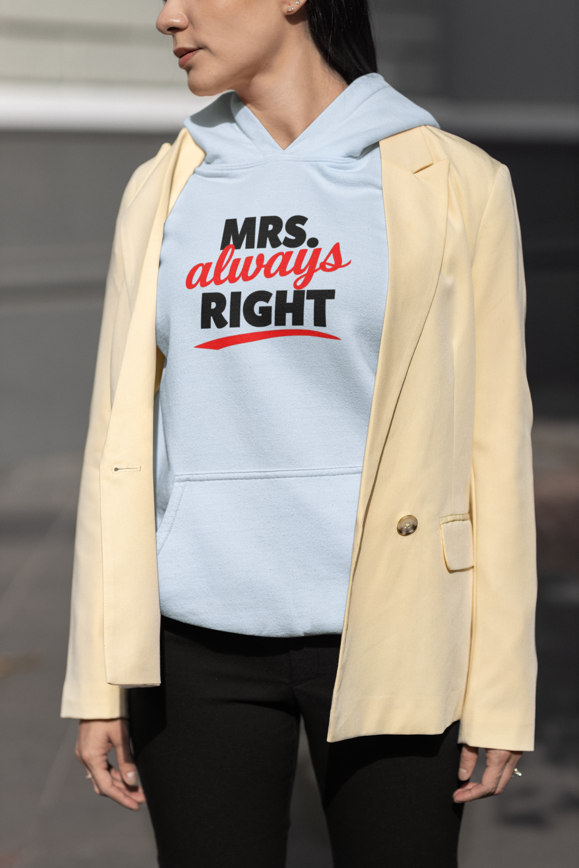 Cozy Mrs. Always Right Sweatshirt