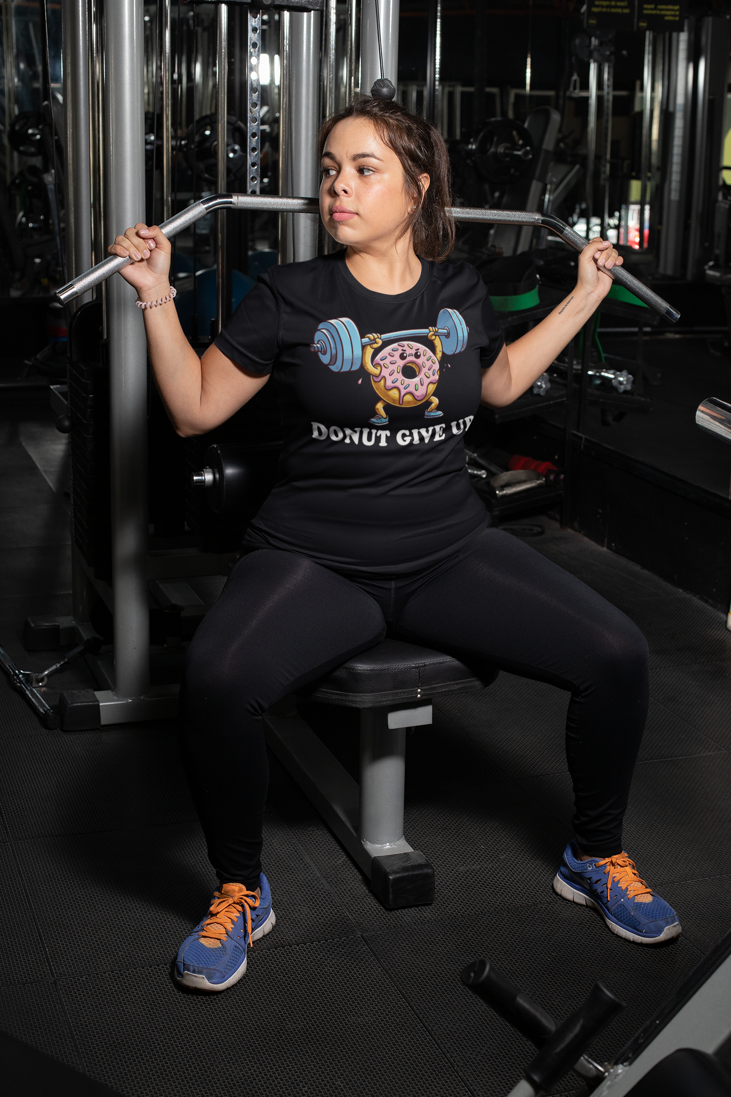 Vibrant Donut Lift Graphic Tee