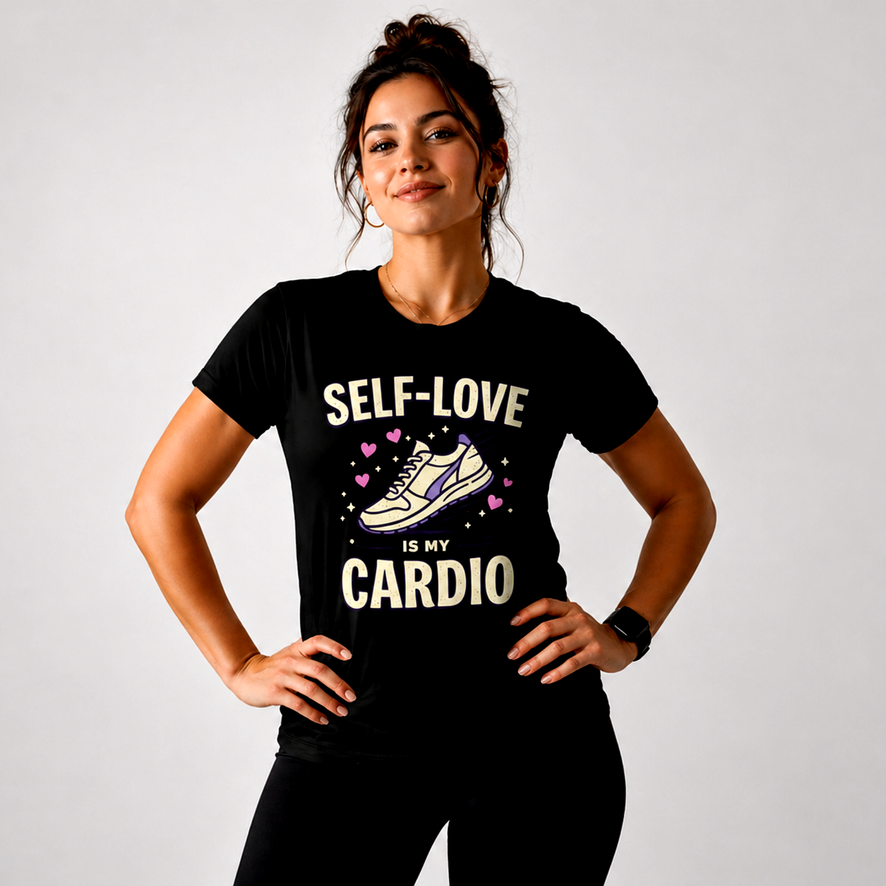 DESIGN'D DIFFERENT | Self-Love Is My Cardio Shirt — Women’s Fitness Tee