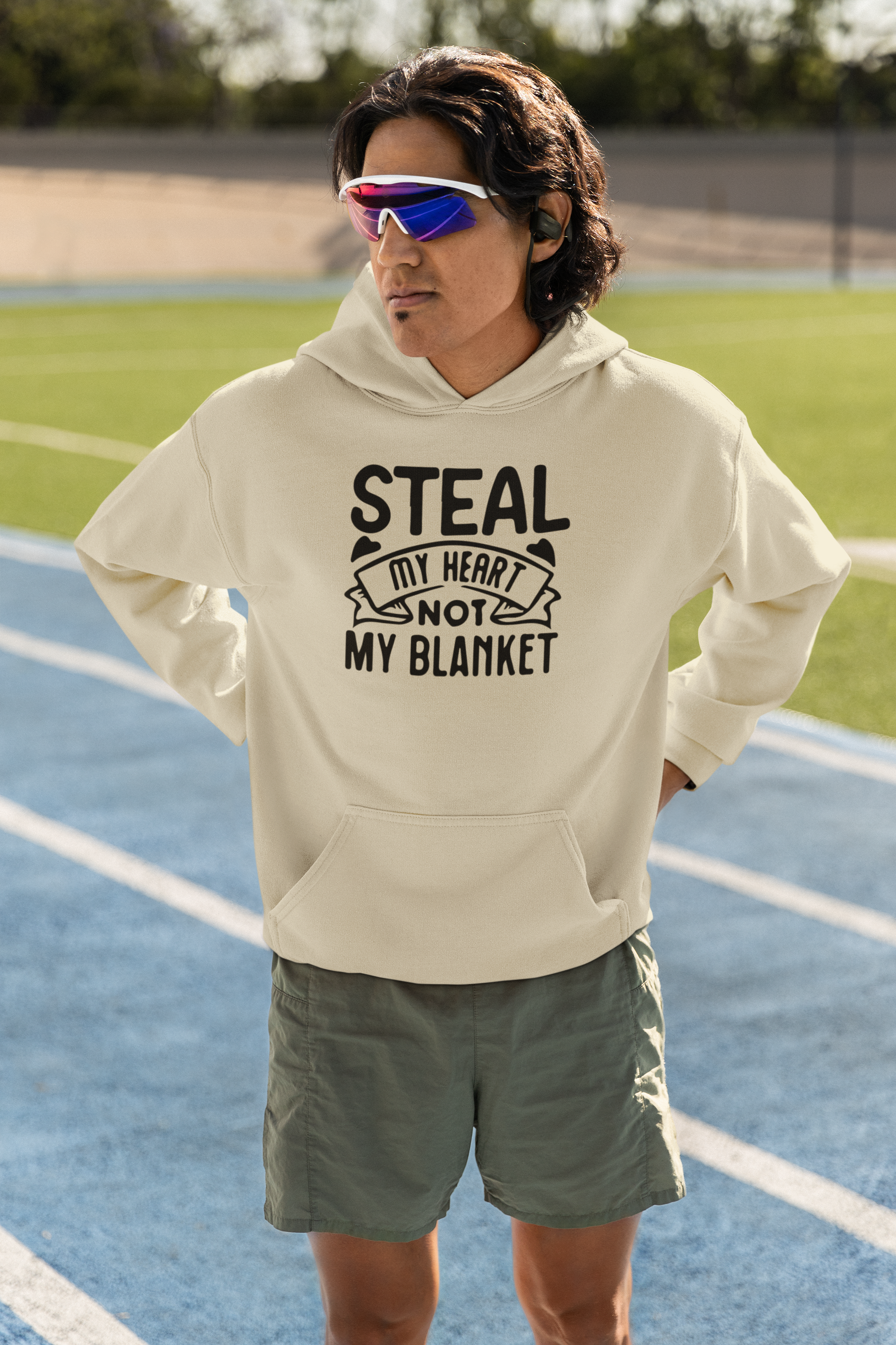 Bold Heart-Not-Blanket Hoodie
