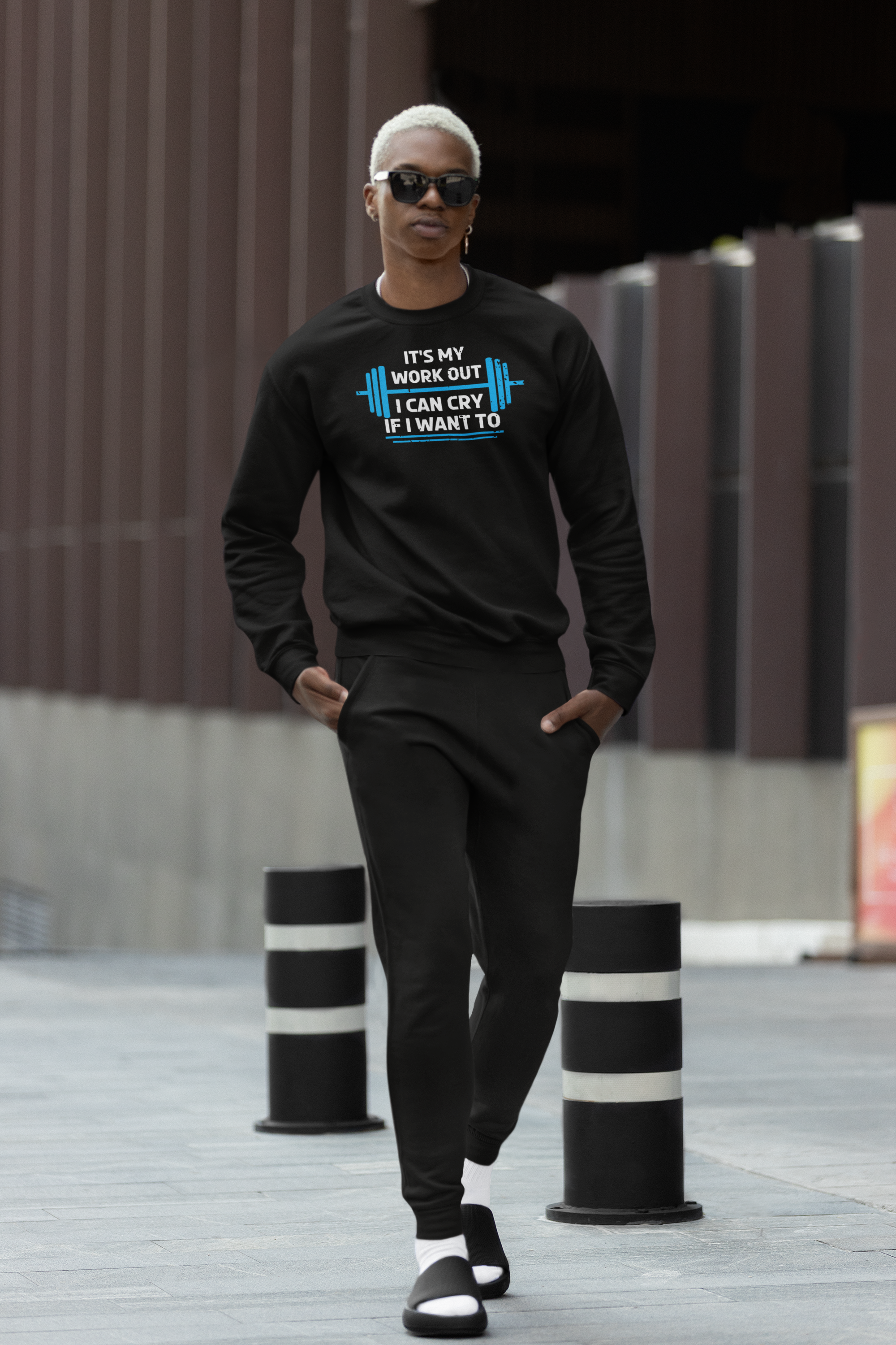 Bold Barbell Banter Sweatshirt