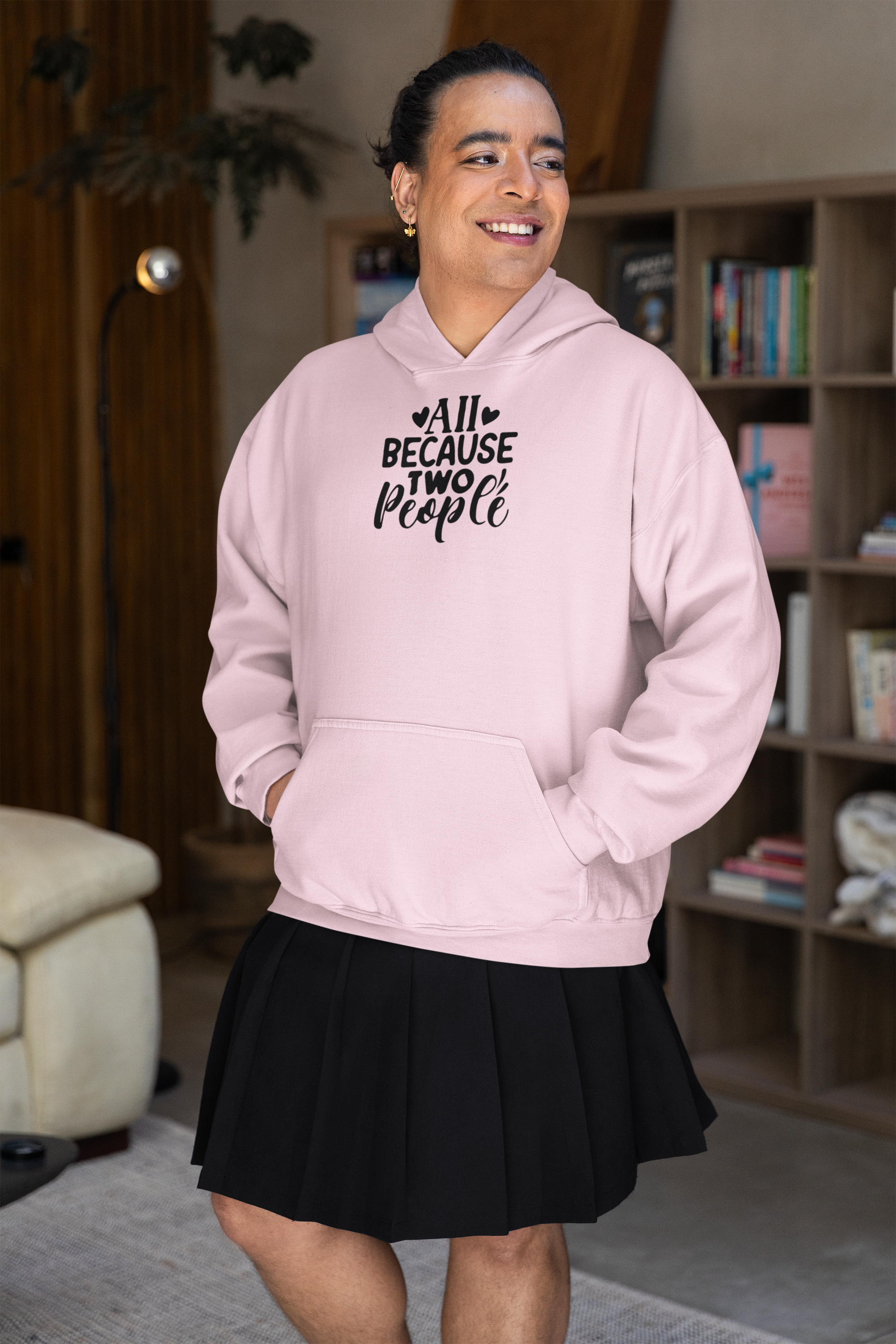 Radiant Because Two Hoodie