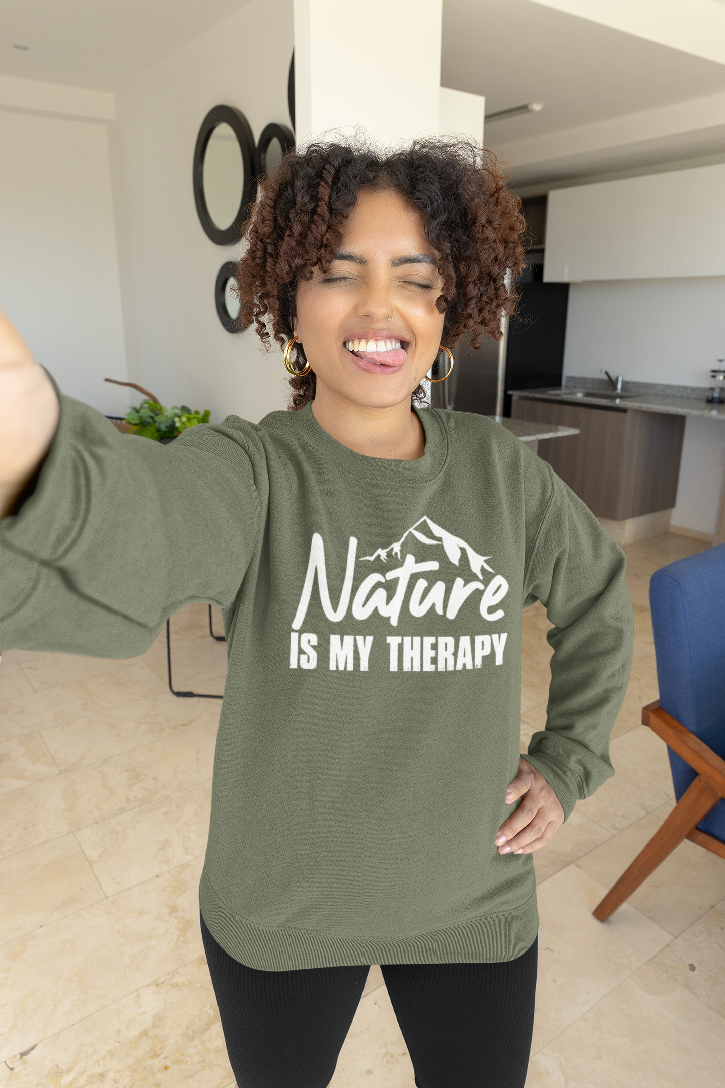 Bold Outdoor Spirit Crewneck