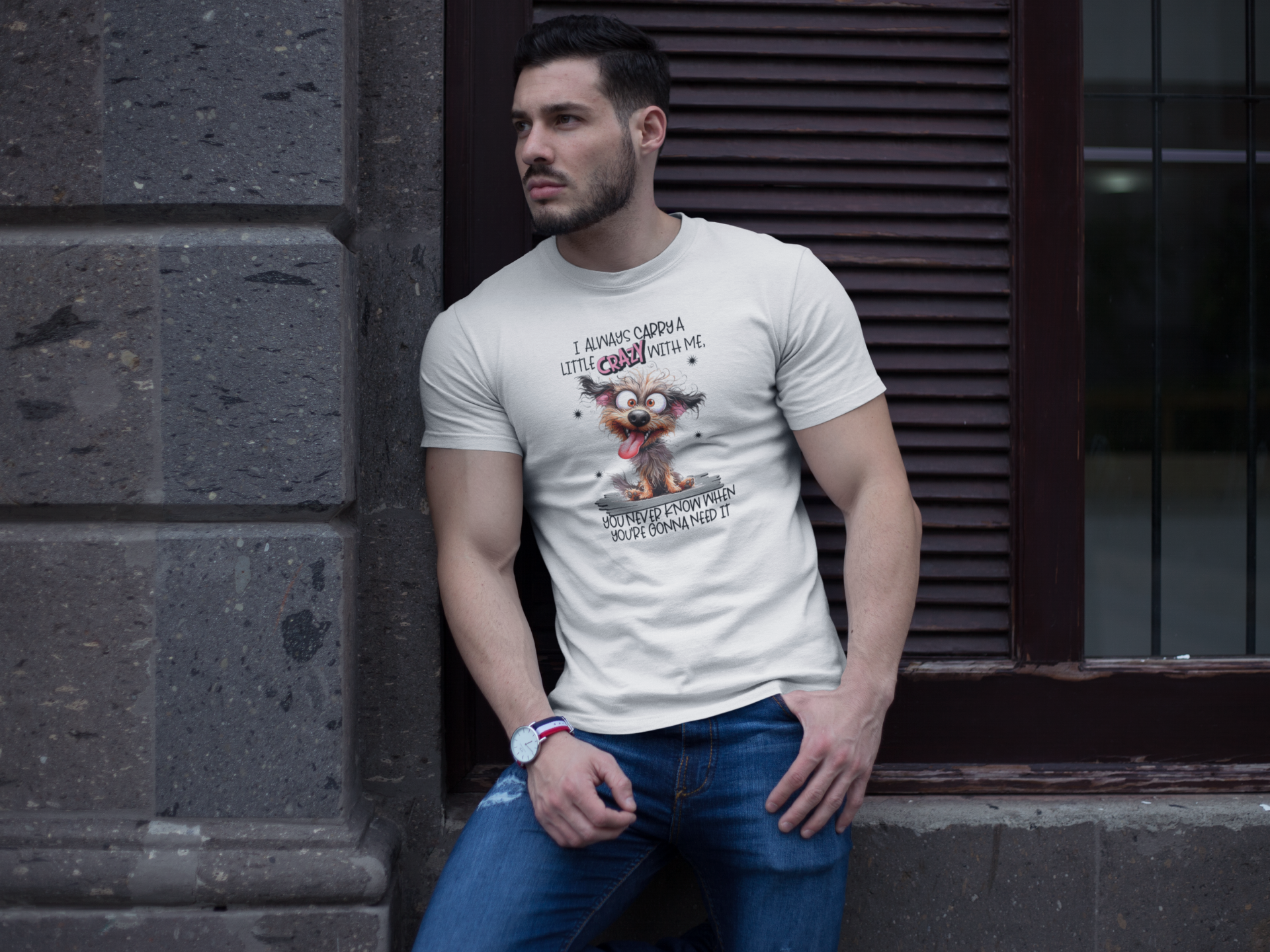 Wag-Worthy Crazy Dog Tee