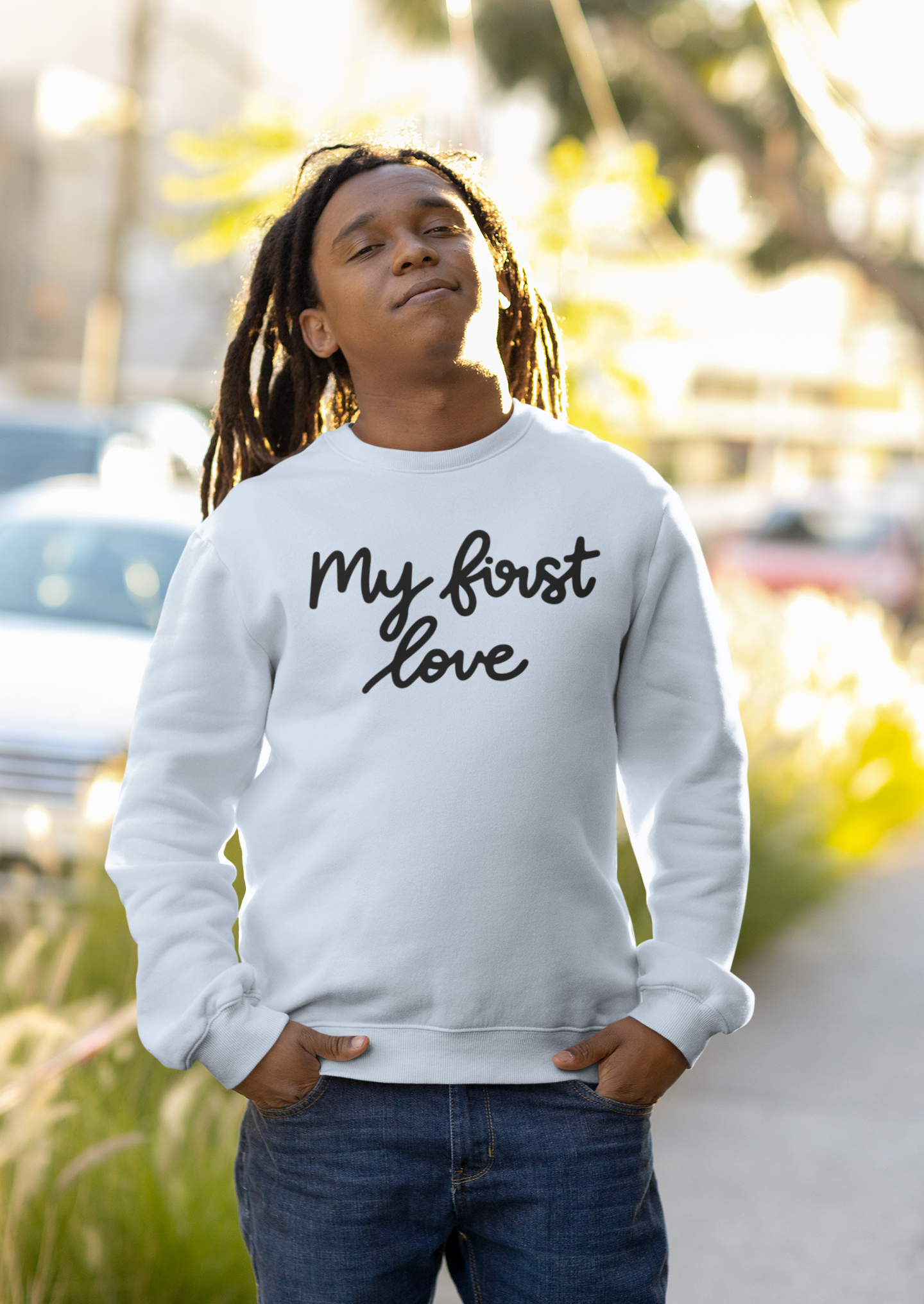 Bold My First Love Crewneck