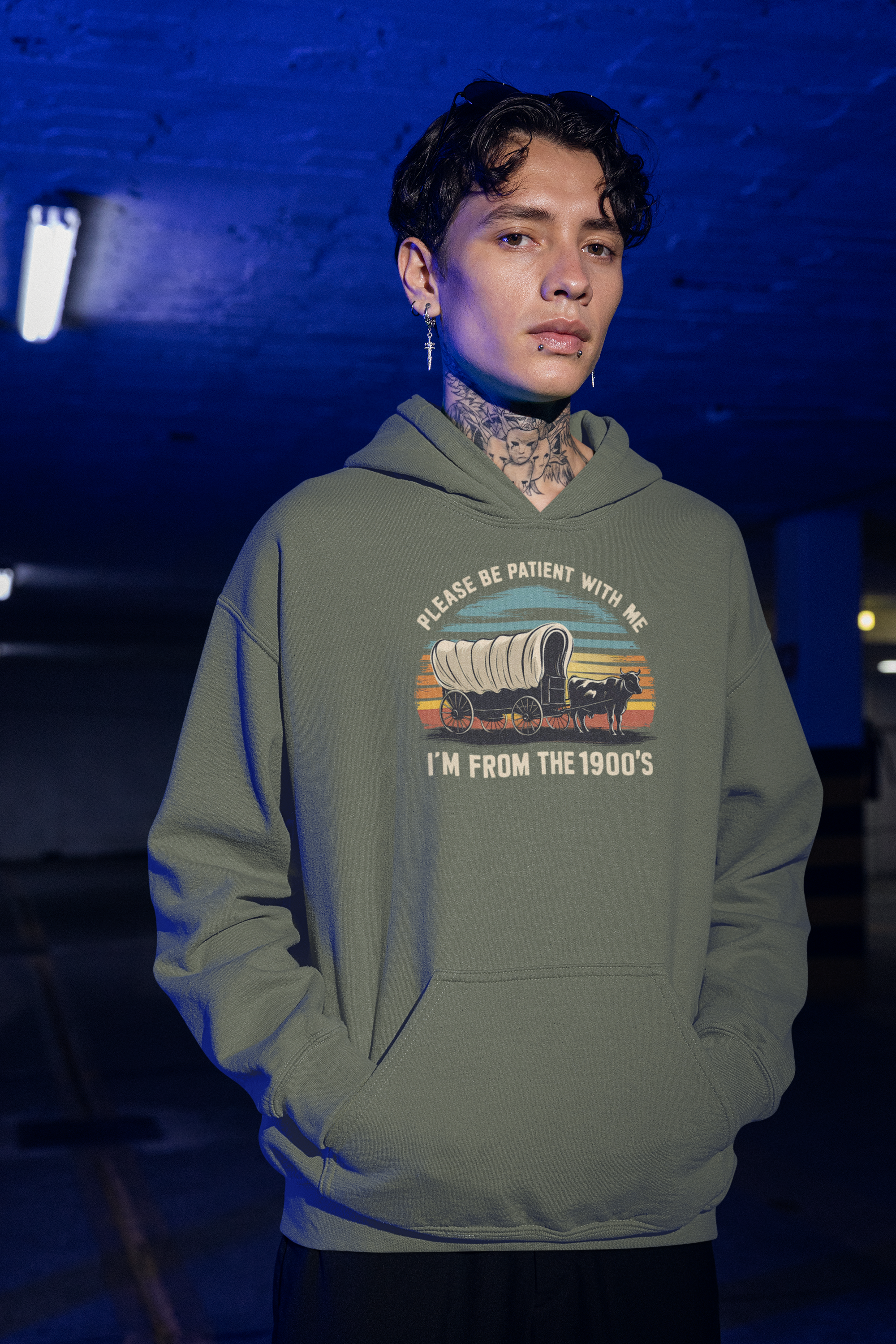 Iconic Retro Wagon Hoodie