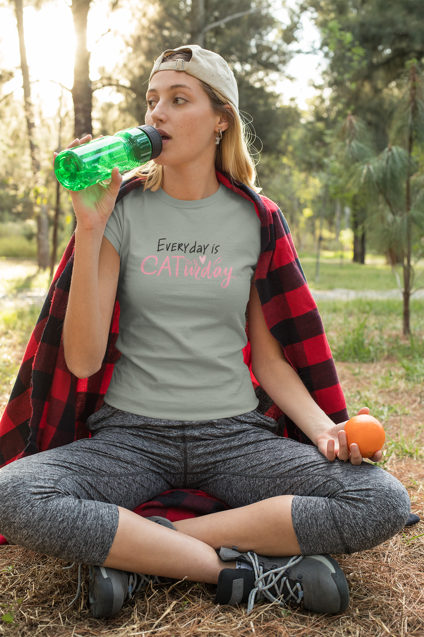 Cozy Weekend CATurday Tee