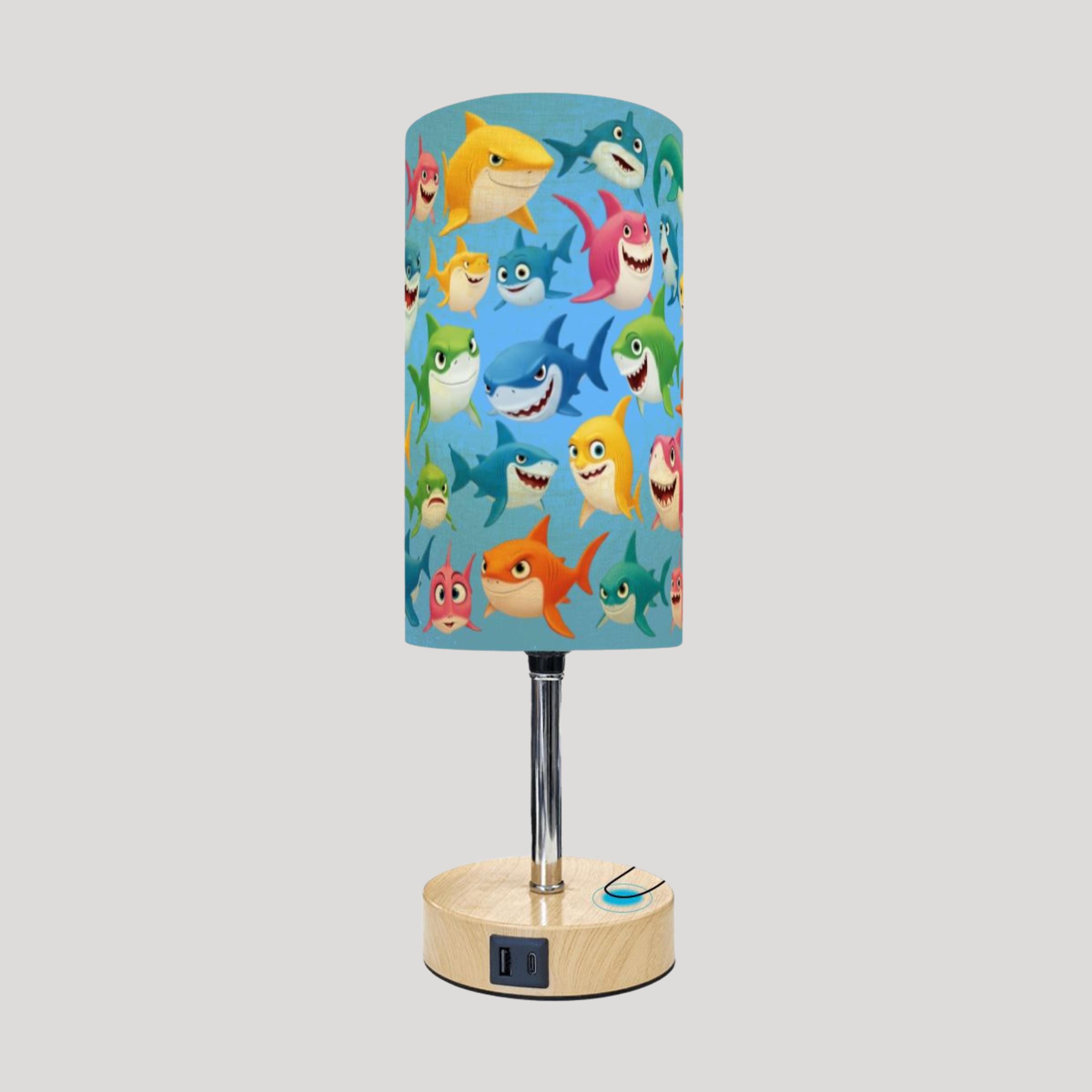 Baby Kids Shark Lamp with USB Charger
