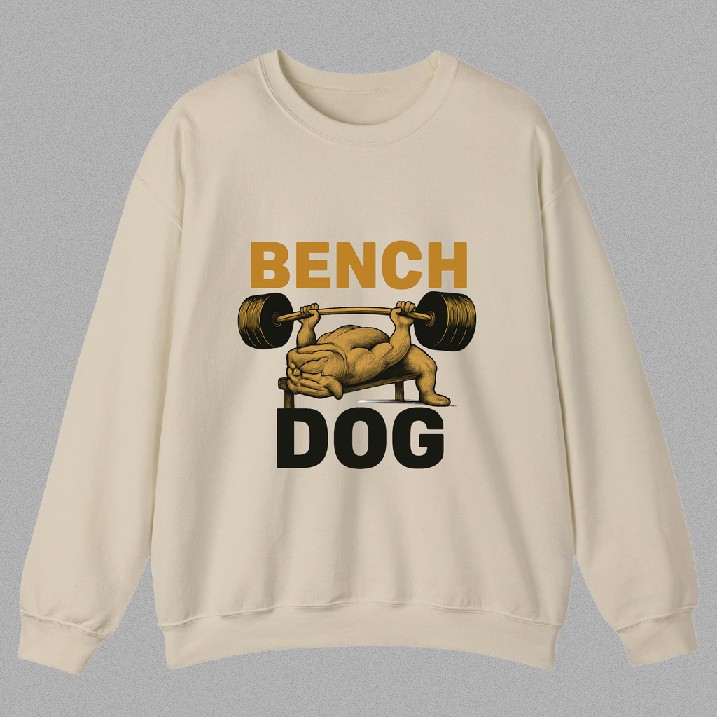 Playful Bench Press Pup