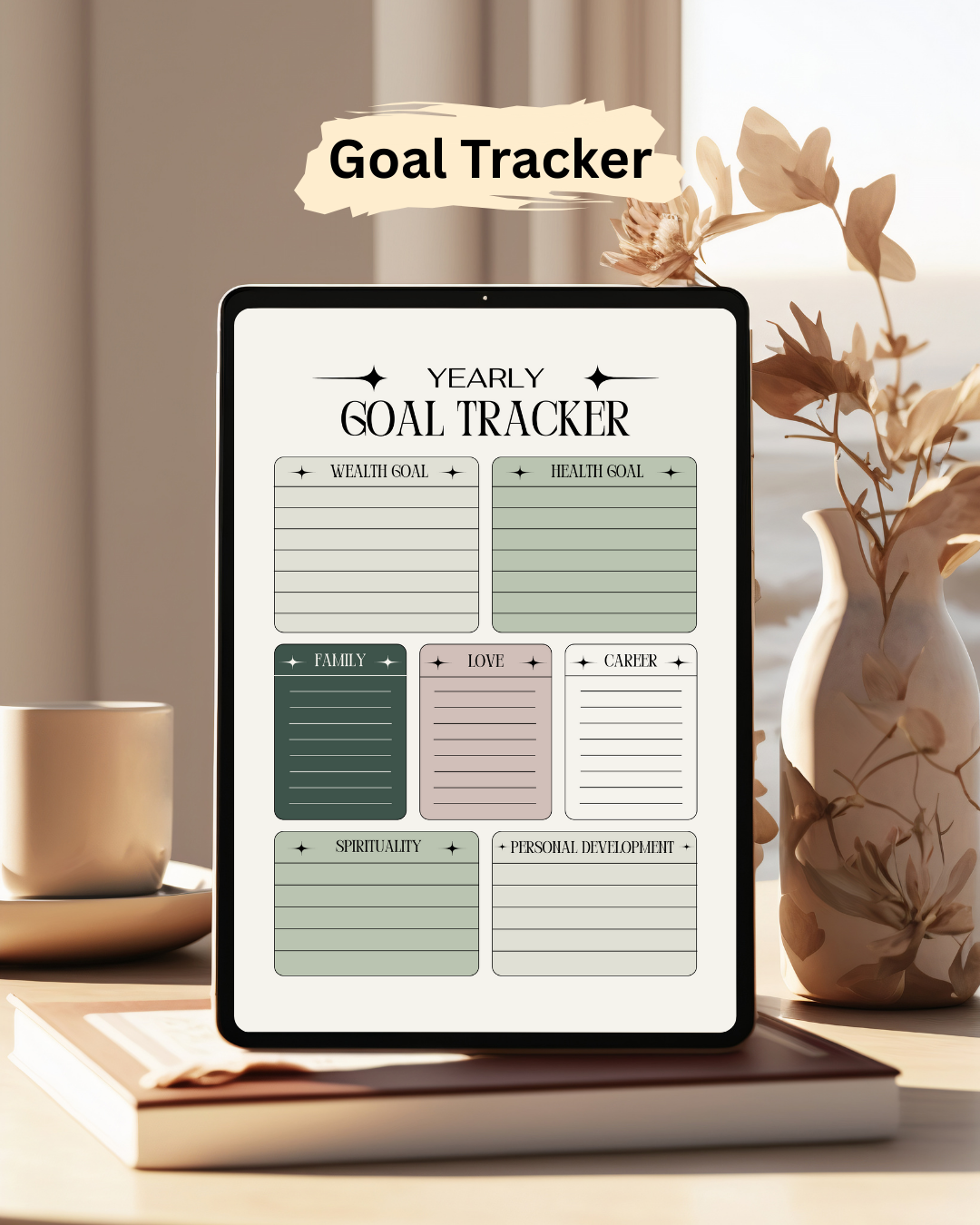 MoodPlan Yearly Life Goal Tracker