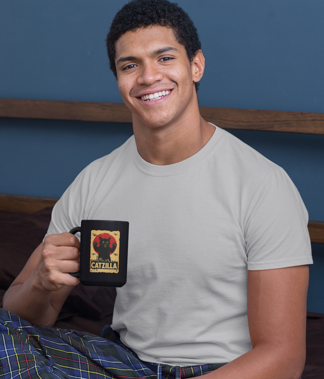 Electric Catzilla Coffee Cup