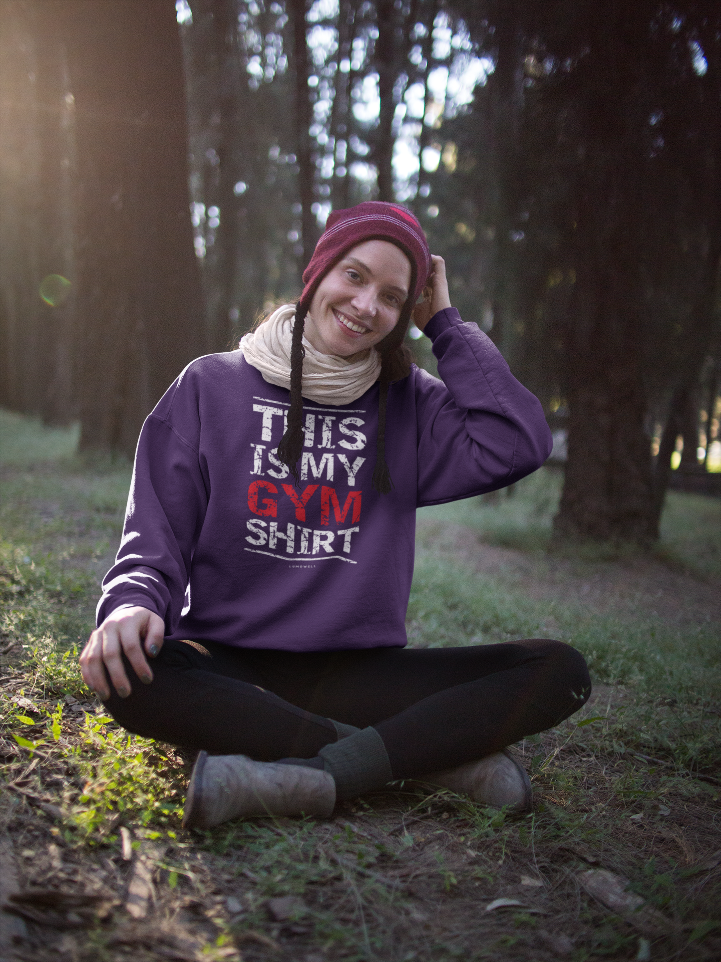 Playful Lift-Day Sweatshirt