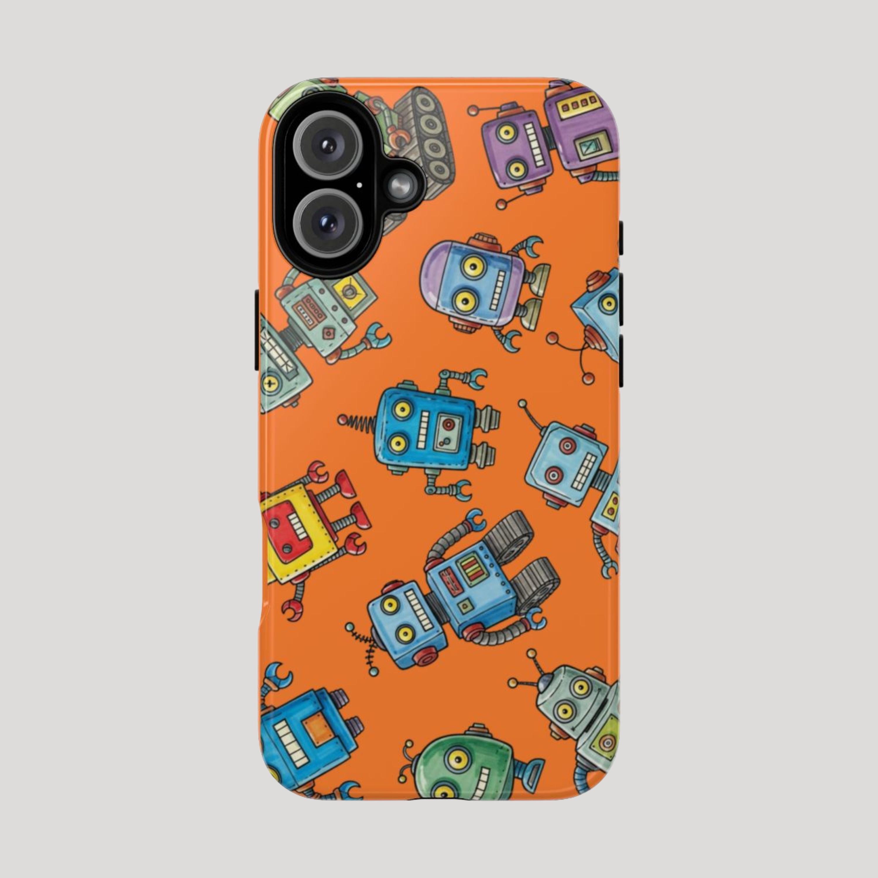 Vibrant Robot Phone Cases
