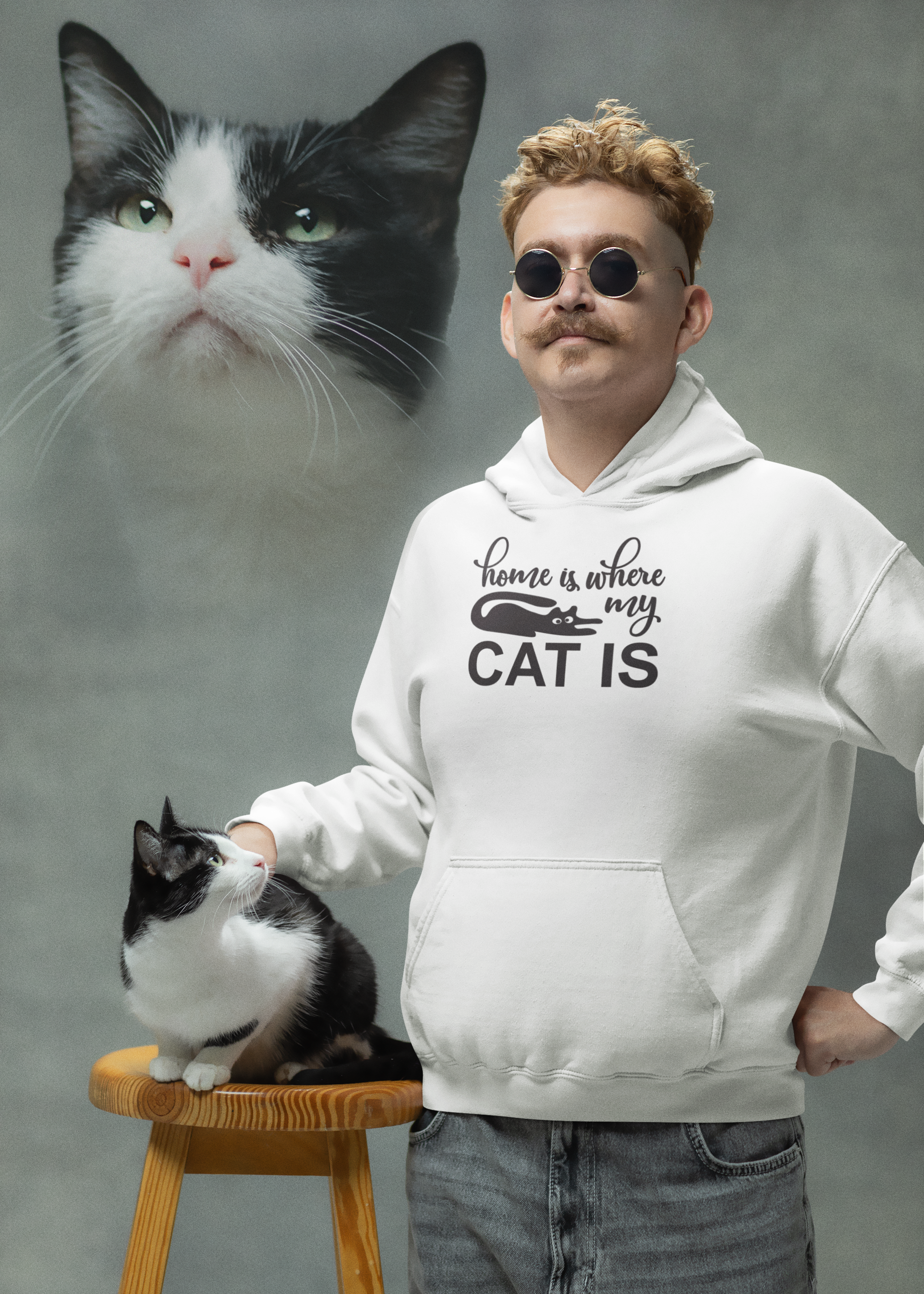 Cozy Purrfect Home Hoodie