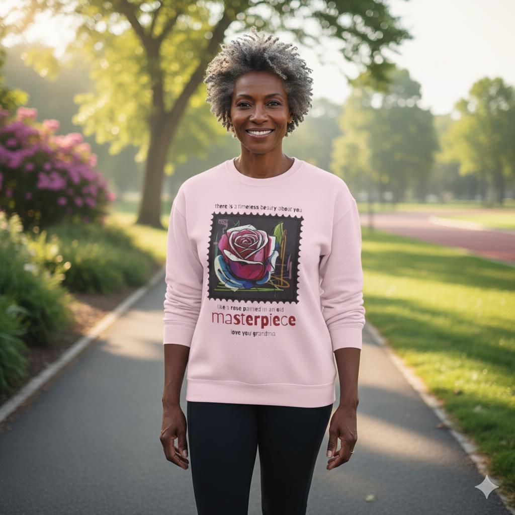 Artistic Floral Sweatshirt for Comfort & Style