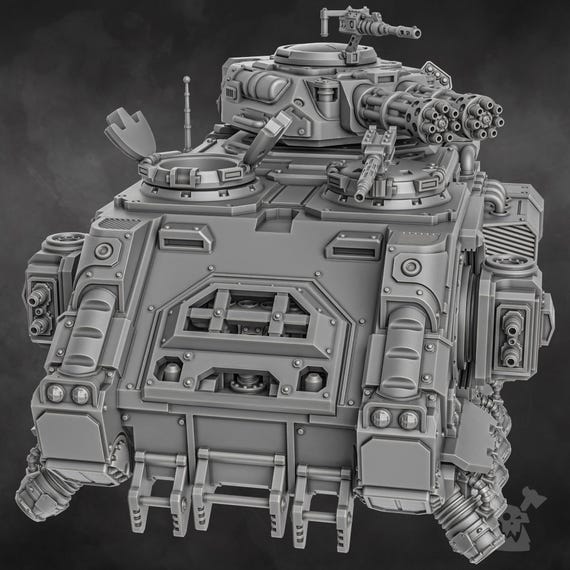 Hover APC RP-8 Rapid Pulsar | DakkaDakka | Grimdark Gladiator Tank | Wargaming Proxies