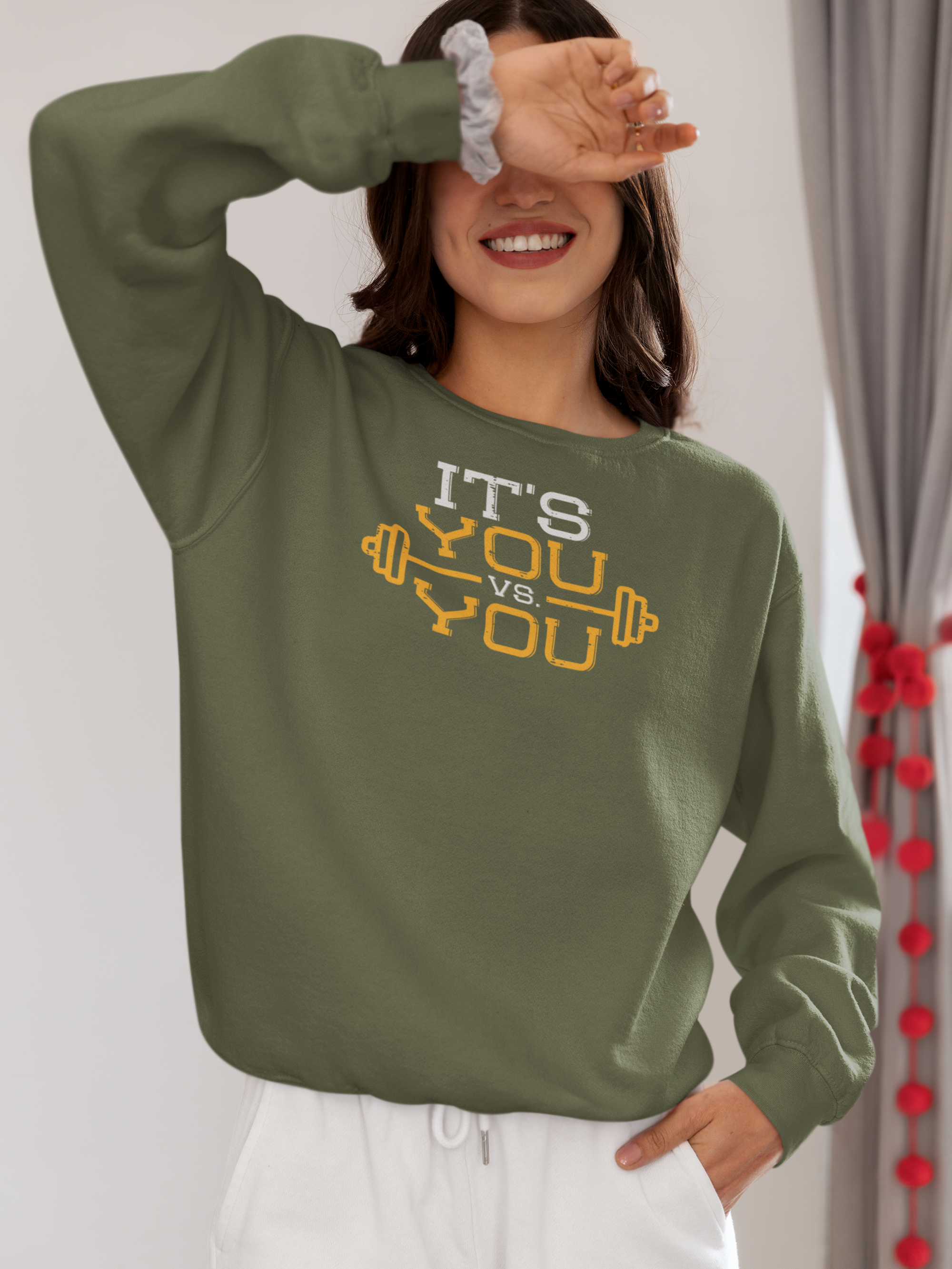 Powering Through Crewneck Sweatshirt