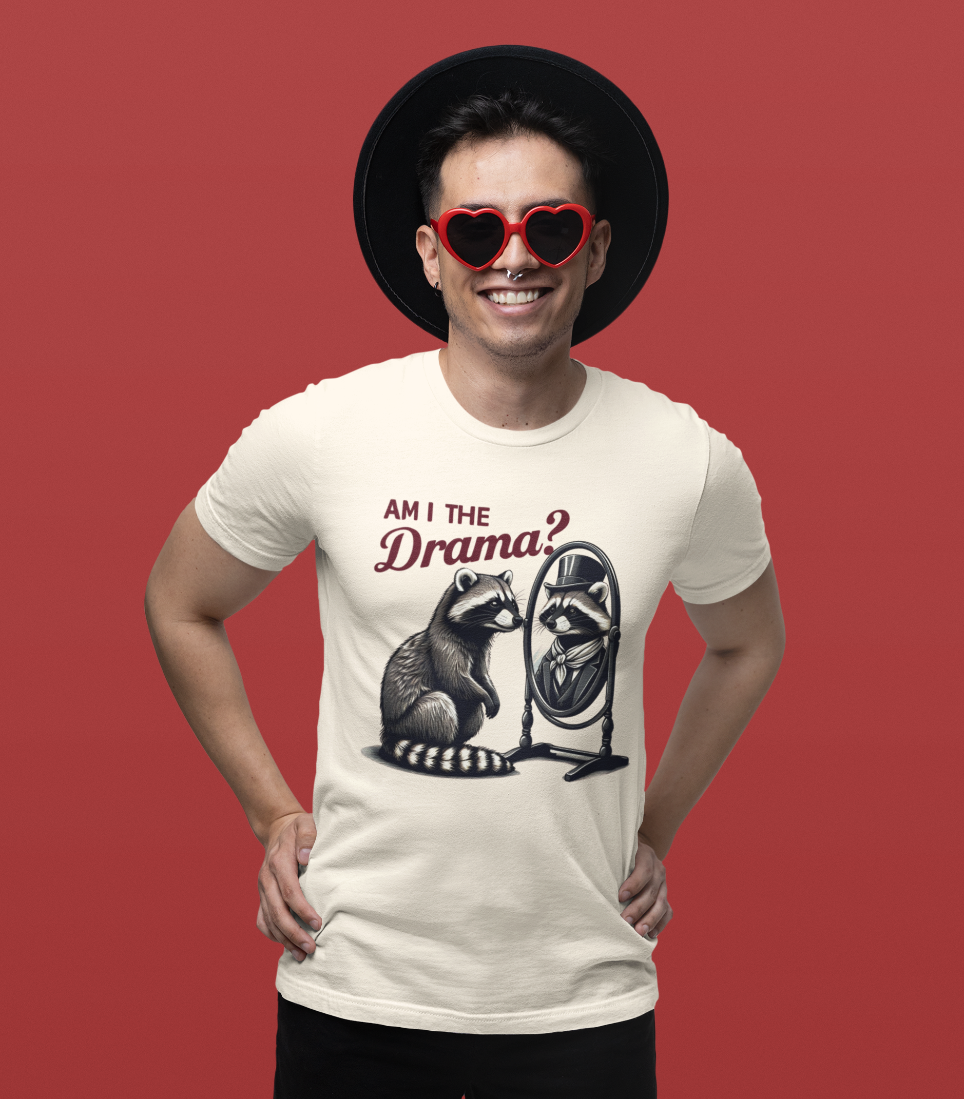 Charming Drama Raccoon Tee