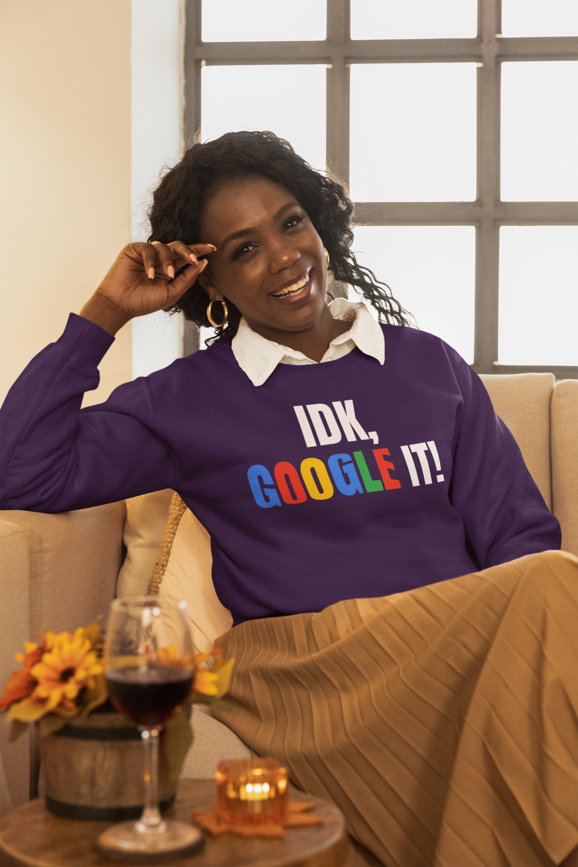Cheeky Tech Humor Crewneck