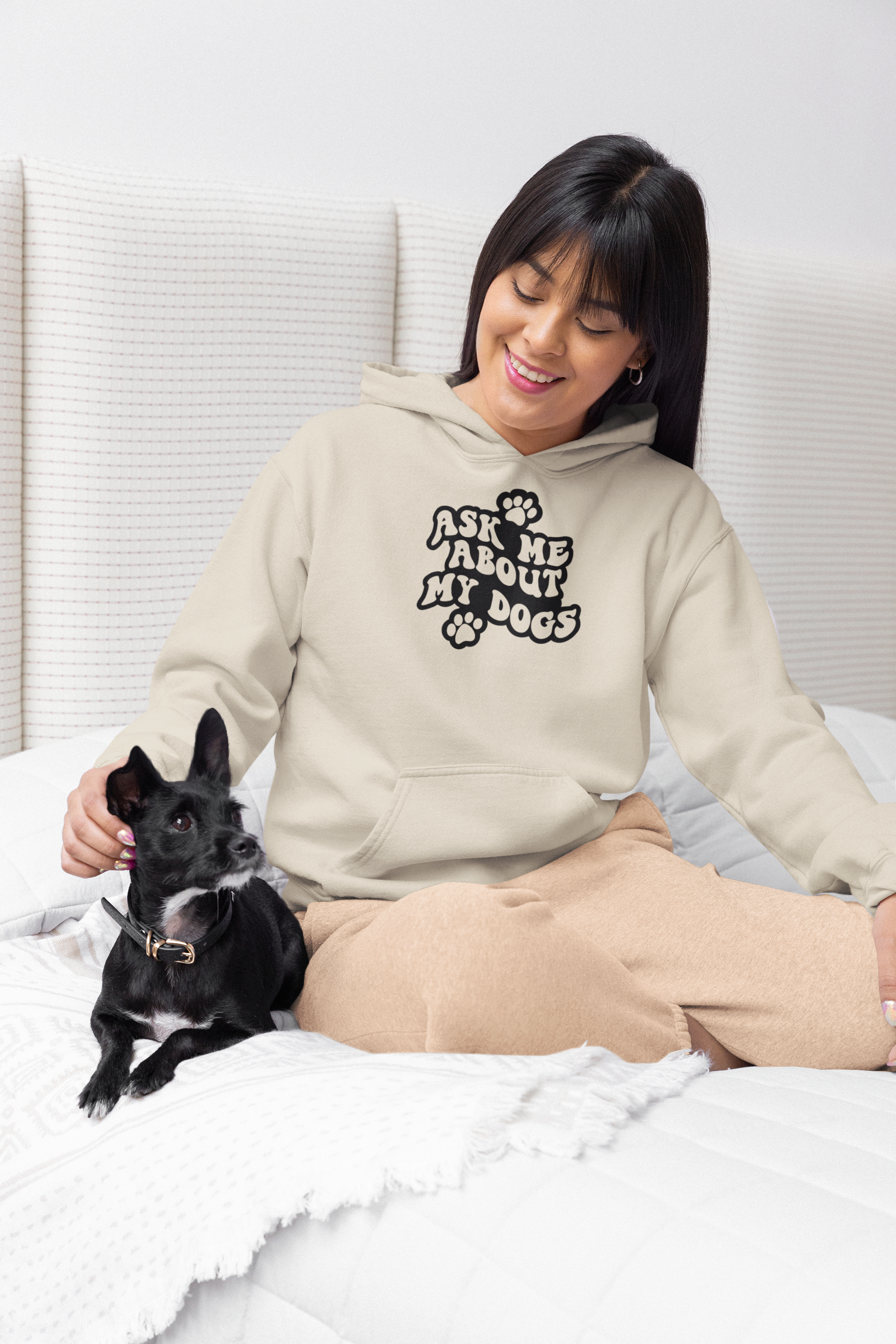 Cozy Dog Conversation Hoodie