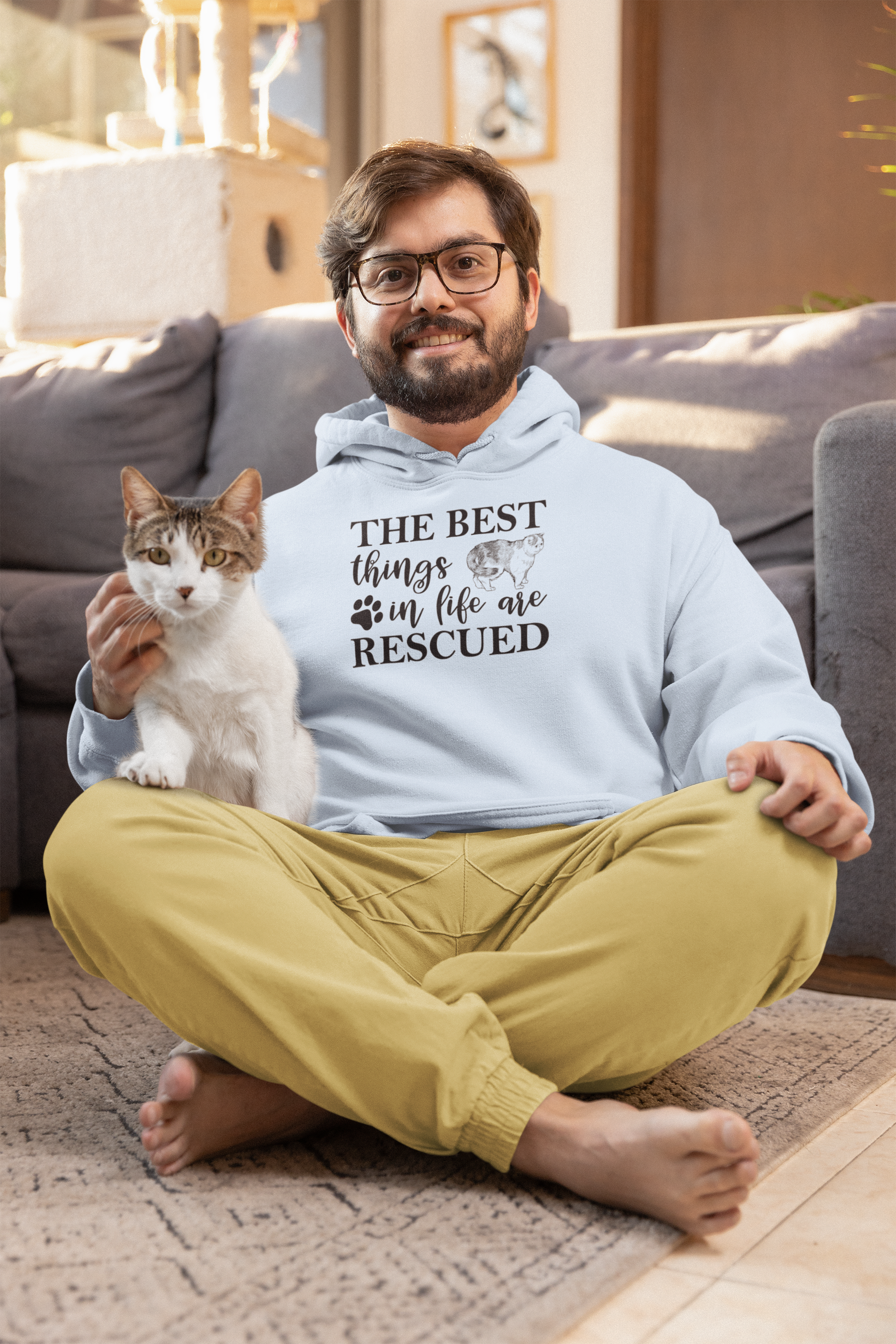 Playful Paws Adoption Hoodie